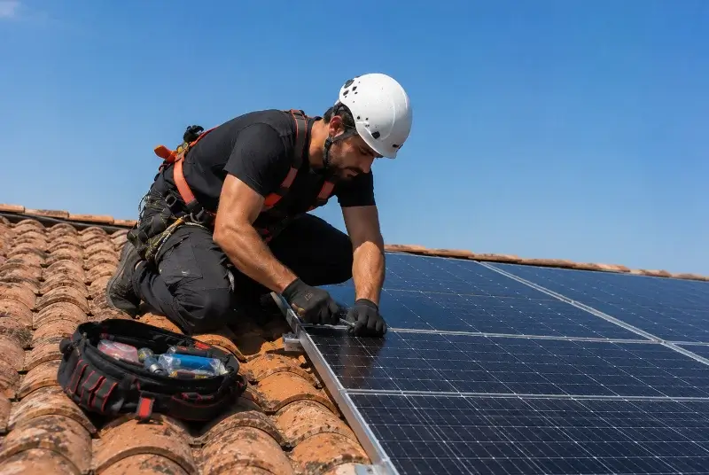 Maintenance et monitoring de panneaux solaires à Nieul-le-Dolent