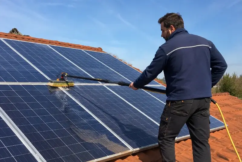 Nettoyage et entretien de panneaux solaires à Nieul-le-Dolent
